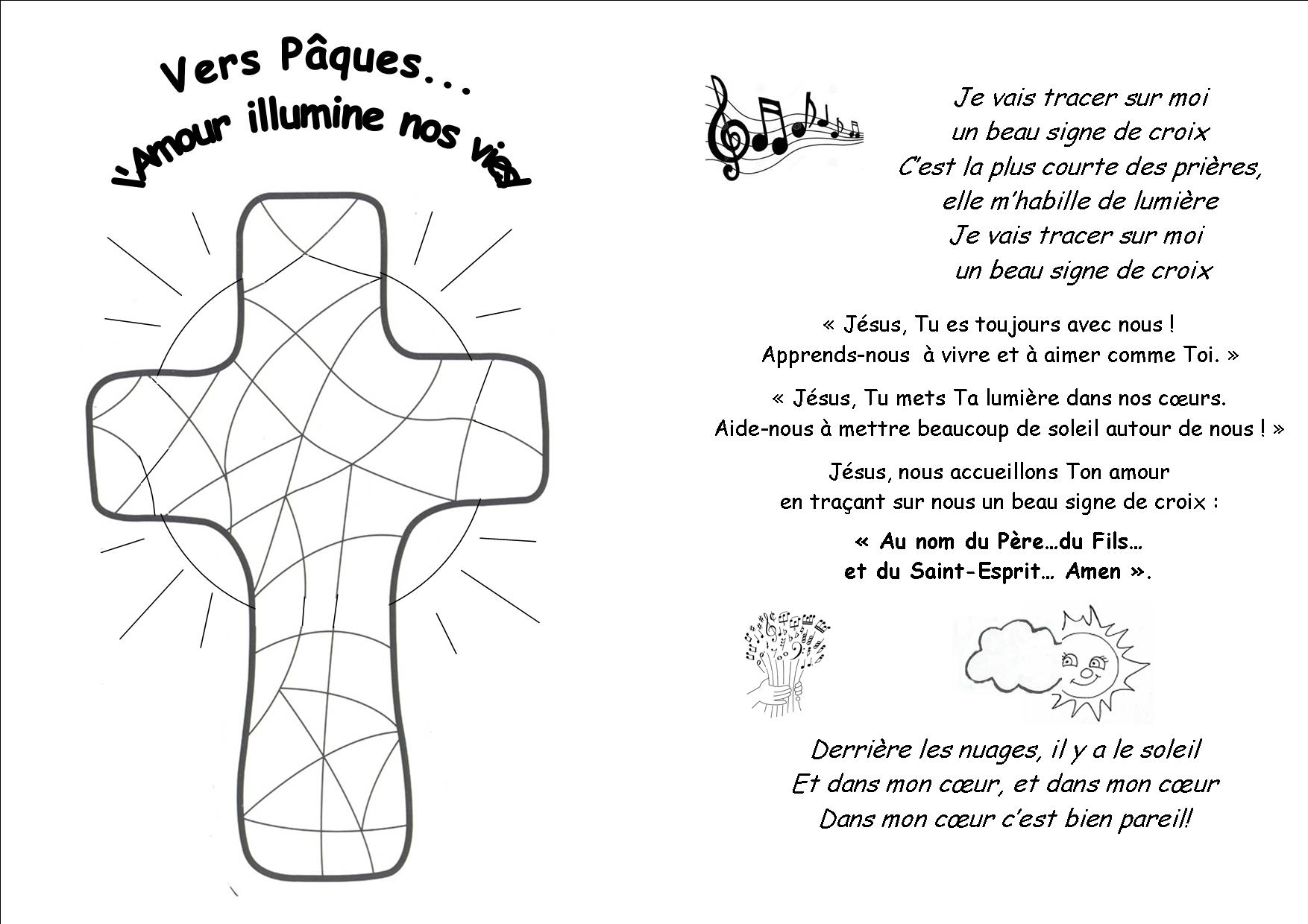 Page De Garde éveil à La Foi Eveil à la foi : joyeuses Pâques ! - Site de l'école Saint Joseph de